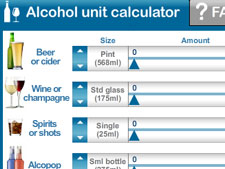 NHS Alcohol Unit Calculator